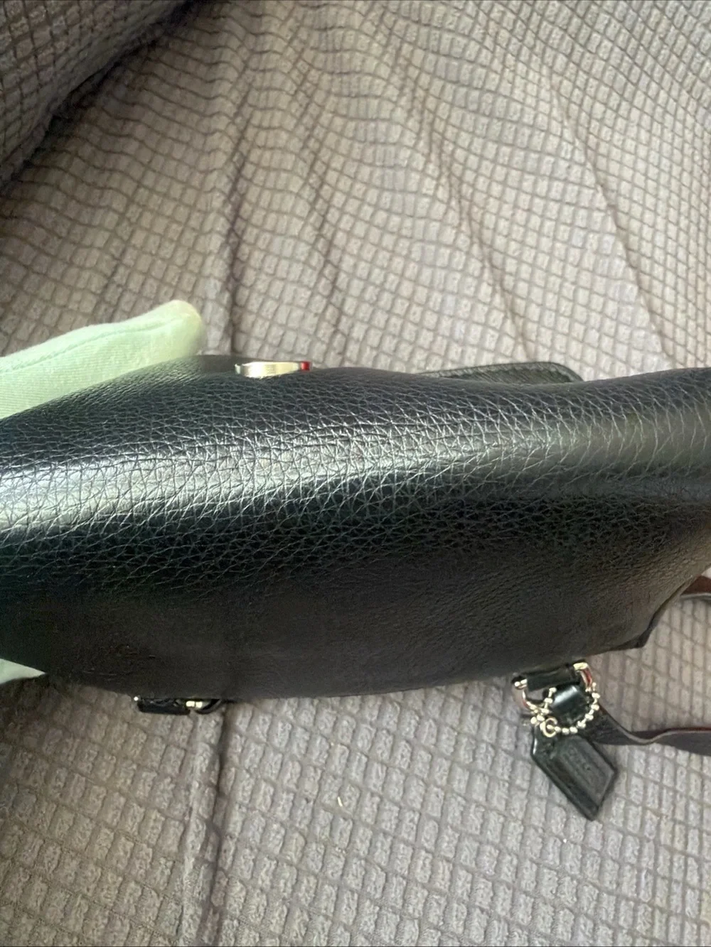 Coach Black LeatherP hone & Crossbody Flap Bag - Picture 9 of 14
